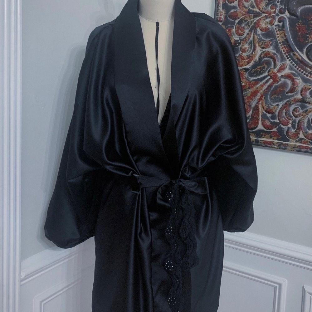 Handmade silk robe